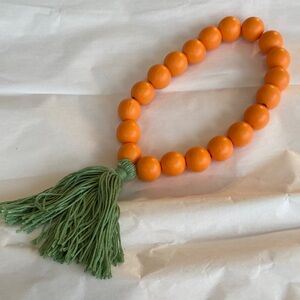 NWOT HOBBY LOBBY Carrot Style Wooden Tassel Easter Accent Decor
